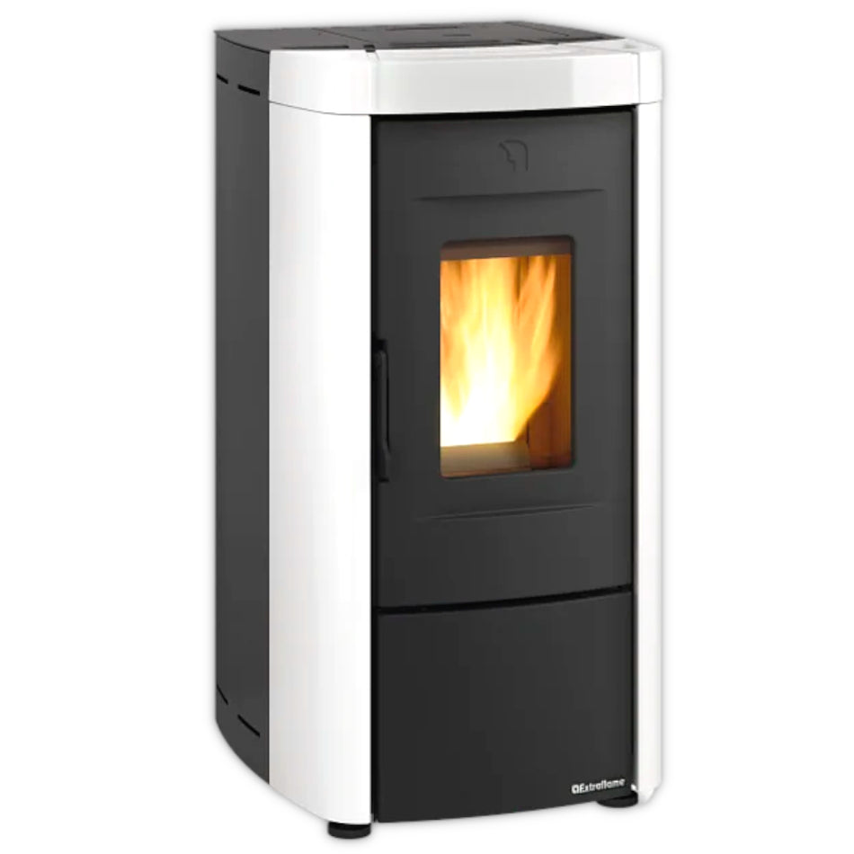 Extraflame belüfteter Pelletofen MOIRA EVO Weiß | Klimaworld.com