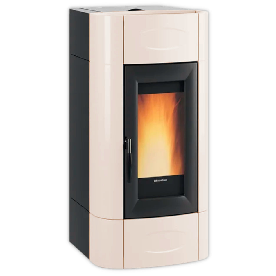 Extraflame belüfteter Pelletofen ISIDORA IDRO H20 5.0 Elfenbein | Klimaworld.com