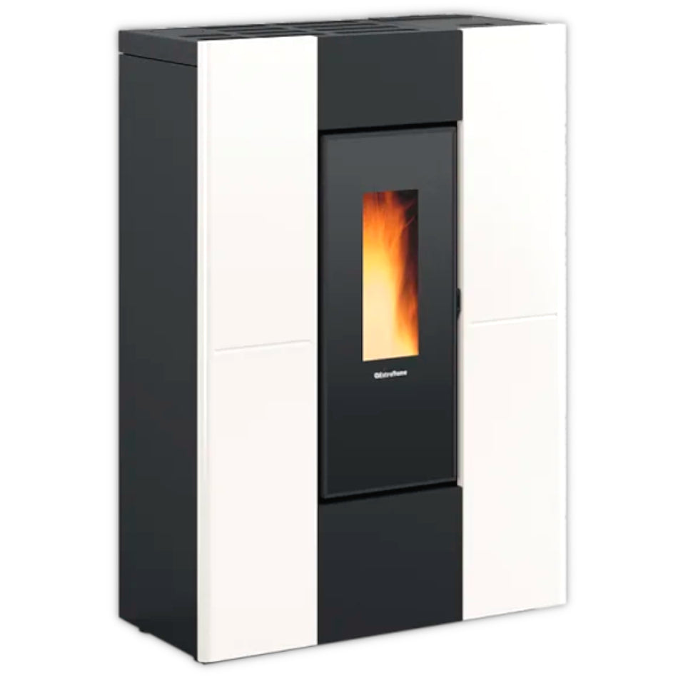 Extraflame Pelletofen MARILENA PLUS 5.0 Weiss | Klimaworld.com