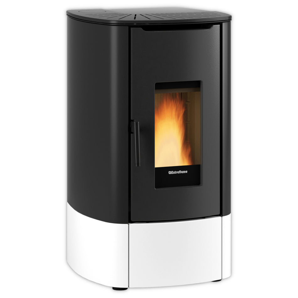 Extraflame belüfteter Pelletofen | ANGY TOP | 7,0 kW | weiss
