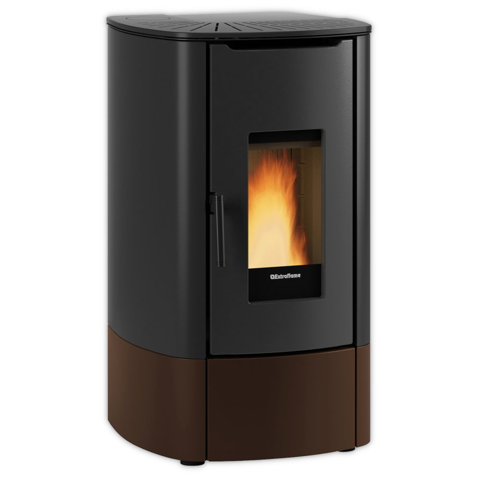 Extraflame belüfteter Pelletofen | ANGY TOP | 7,0 kW | bronze