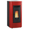Extraflame belüfteter Pelletofen | KLAUDIA PLUS 5.0 EVO | 8,0 kW | bordeaux