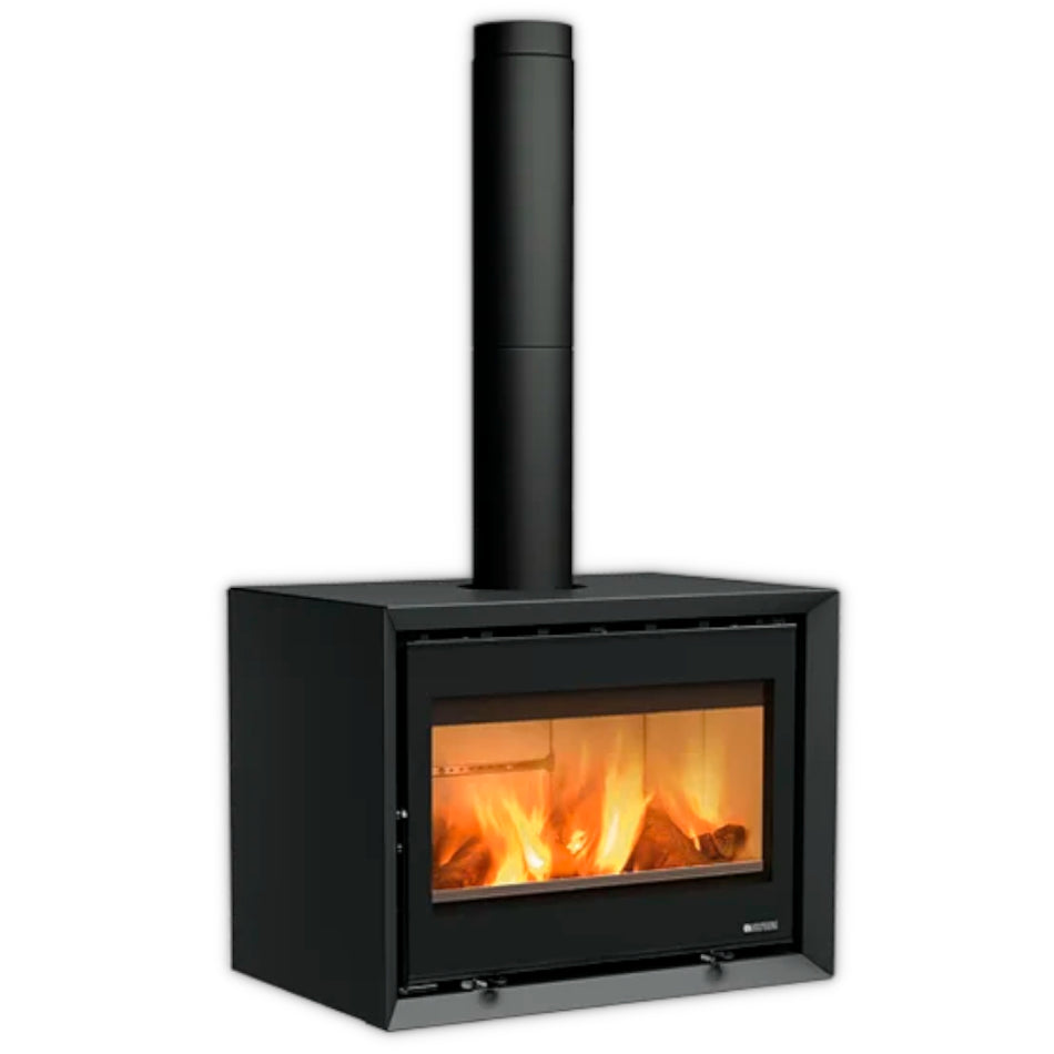 La Nordica Kaminofen Holzofen DANTE 5.0 Mattschwarz | Klimaworld.com