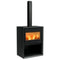 La Nordica Holzofen | DANTE 5.0 CON PORTALEGNA | 12,4 kW | Mattschwarz