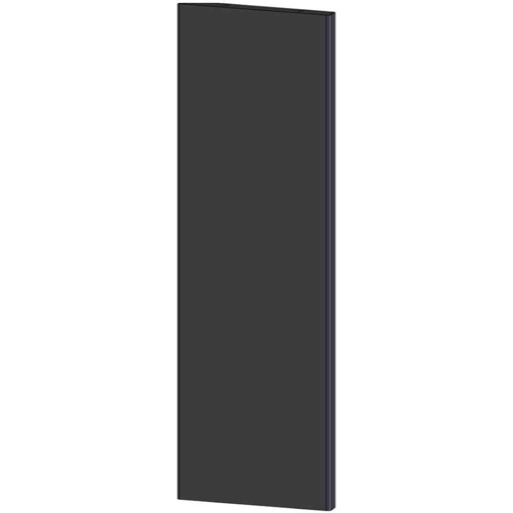 TermaTech | Stahlseite für Kaminofen TT80 | Schwarz