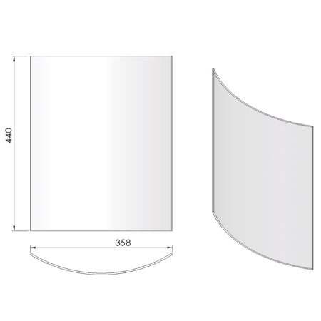 TermaTech | Frontglas für Kaminofen TT10 