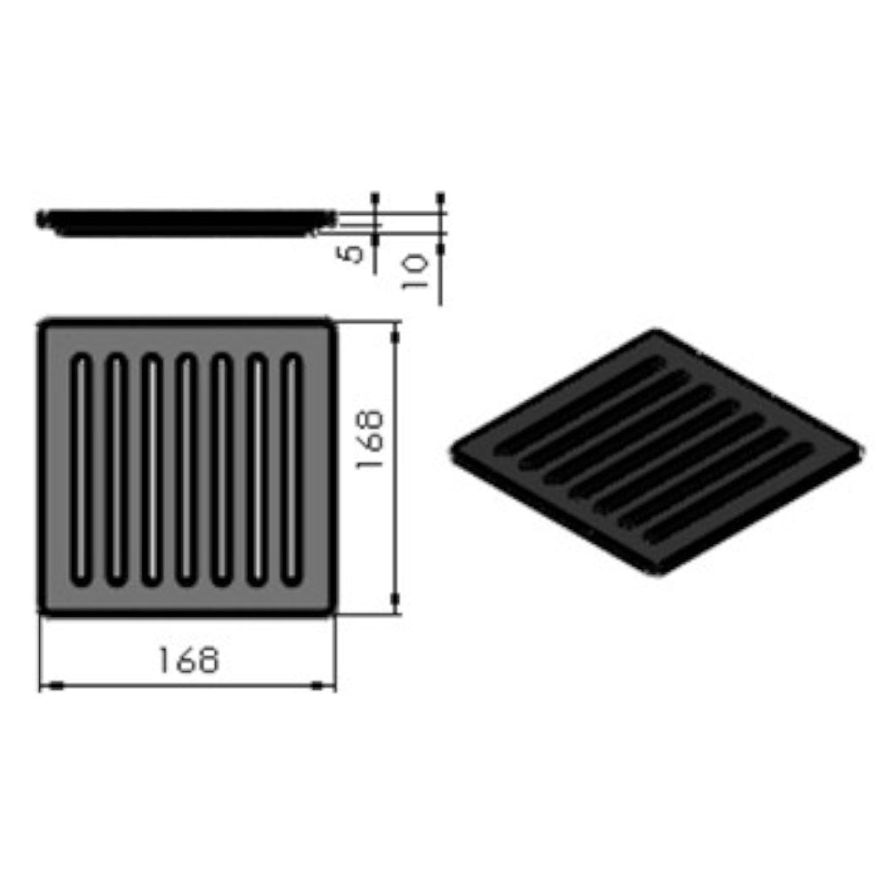TermaTech | Rost für Kaminöfen TT10/TT20/TT21/TT22/TT23/TT30/TT60/TT80