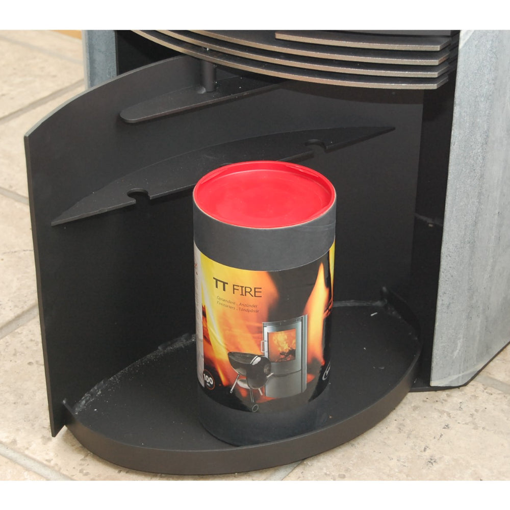 TermaTech | Holzfachtür für Kaminofen TT20RS | Dunkelgrau