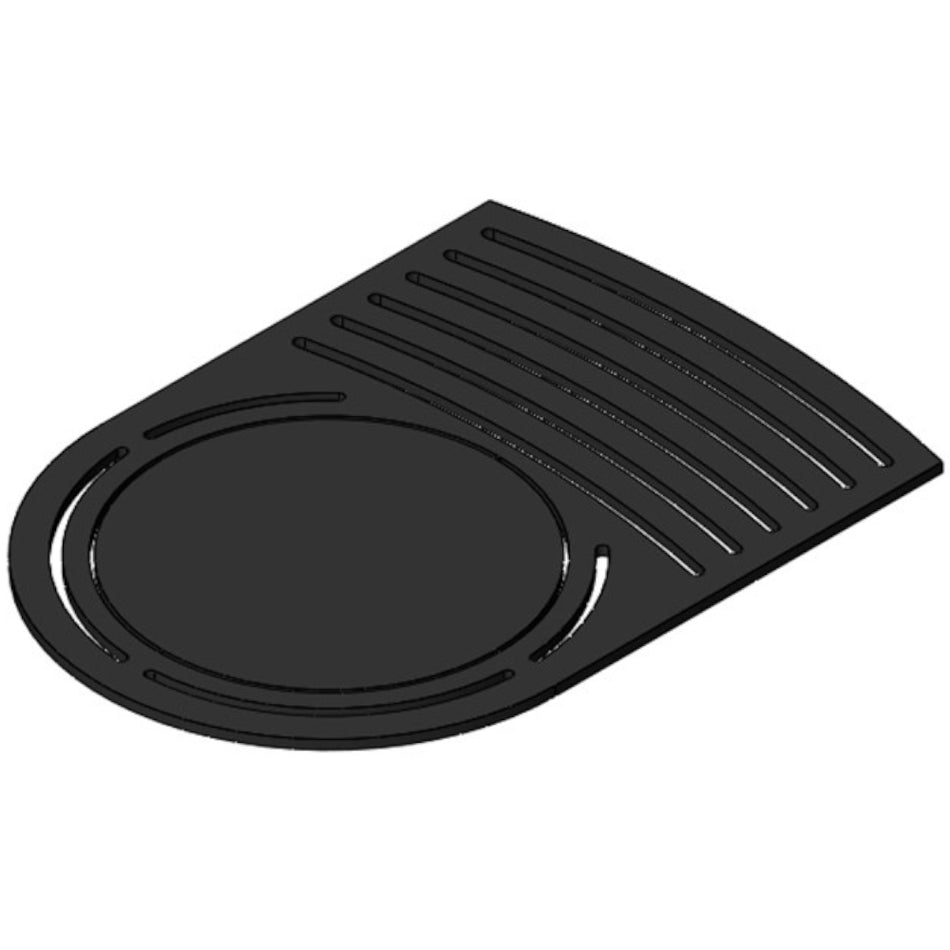 TermaTech | Toprost für Kaminofen TT22 | Schwarz