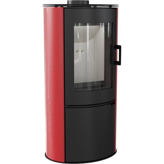 Kratki Kaminofen Koza AB S/DR/KAFEL/CZERWONY | Keramik rot | 8 kW ➔ www.klimaworld.com