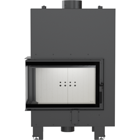 Kratki wasserführender Kamineinsatz MBM PW 10 | 12 kW | Ecke links
klimaworld.com