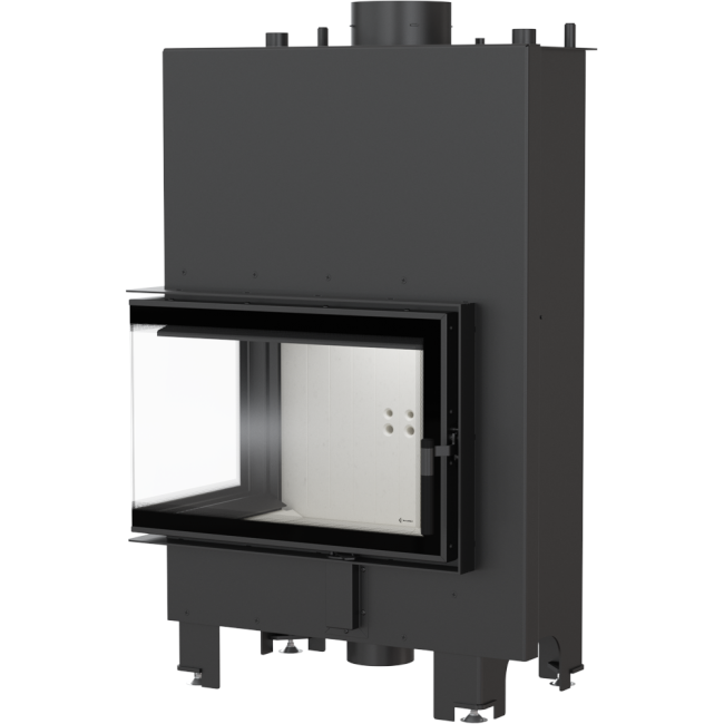 Kratki wasserführender Kamineinsatz MBM PW 10 | 12 kW | Ecke links
klimaworld.com