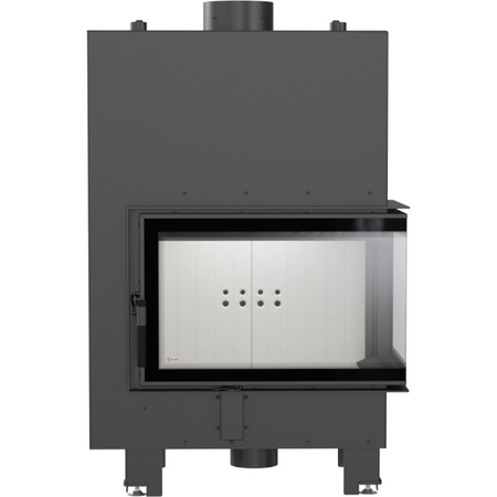 Kratki wasserführender Kamineinsatz MBM PW 10 | 12 kW | Ecke rechts
klimaworld.com