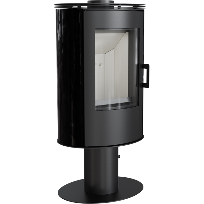 Kratki Kaminofen Koza AB S/N/O/DR/KAFEL/CZARNY | Keramik schwarz | 8 kW ➔ www.klimaworld.com