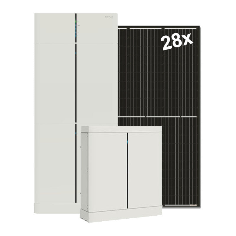 Solax Hybrid Solaranlage 10,6 kW + T-BAT H9 Stromspeicher | kompl. Set