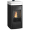 Edilkamin Pelletofen Yana | Keramik weiß | 6,9 kW