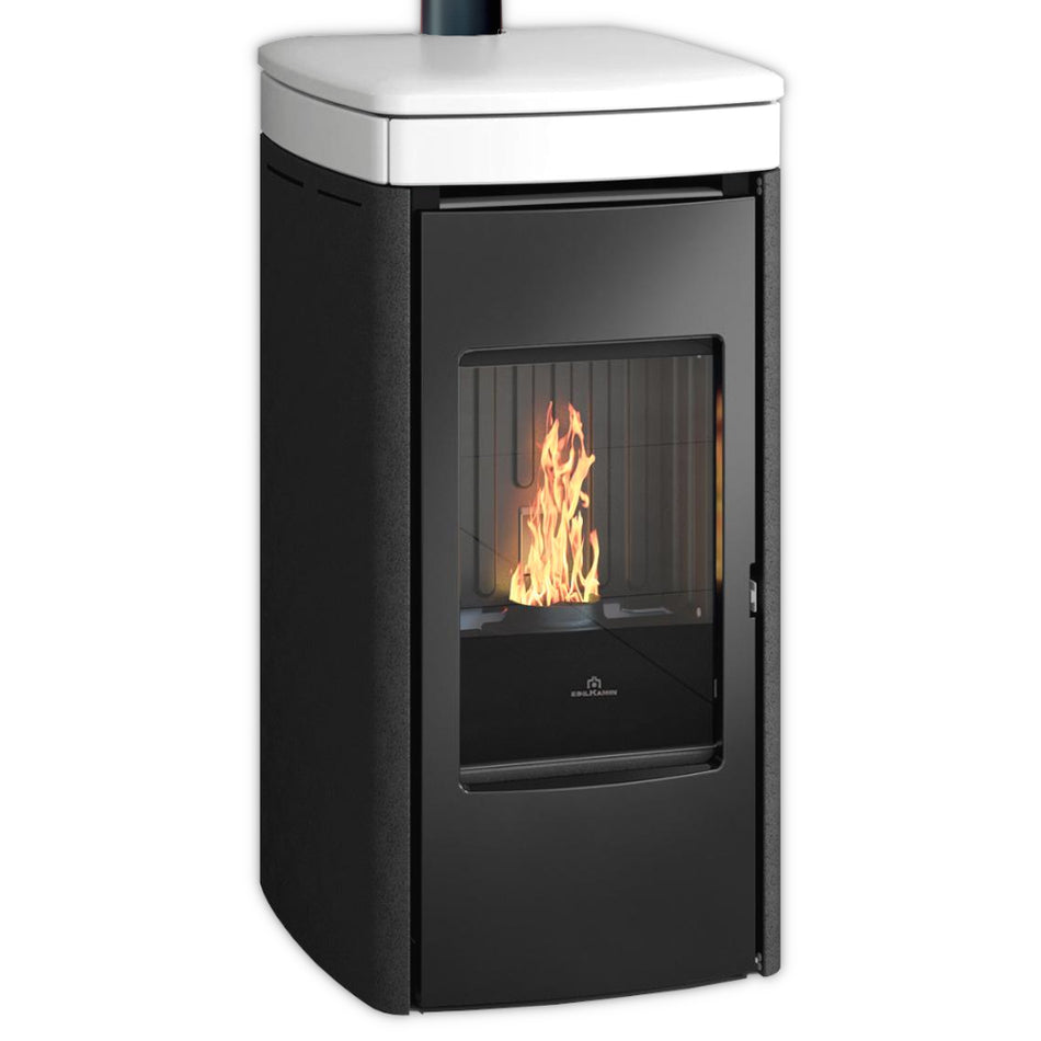 Edilkamin Pelletofen | Yana 9+ Evo | 9,2 kW | Keramik Weiß