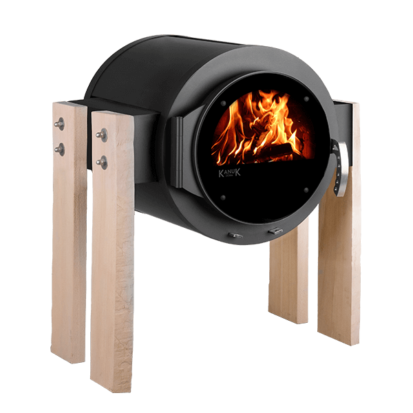 KANUK | Kaminofen Kanuk® - STAND | Wood - Buche Natur  | 8 kW