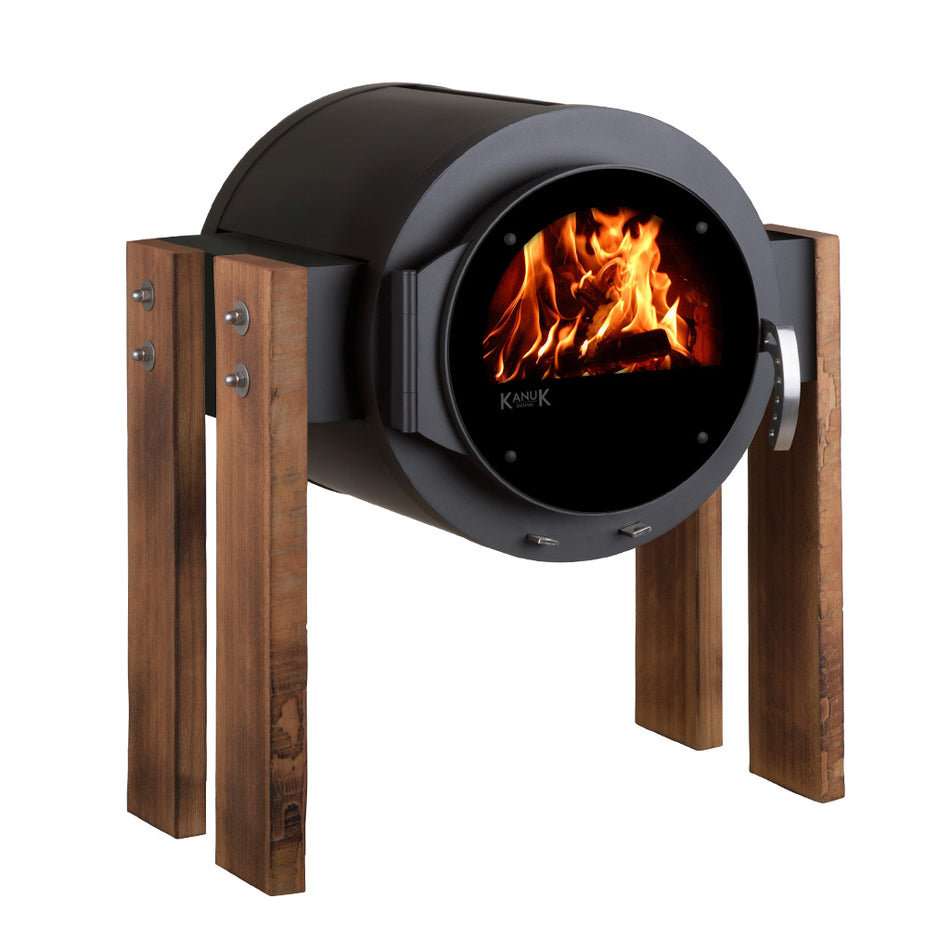 KANUK | Kaminofen Kanuk® - STAND | Wood - Buche geölt  | 8 kW