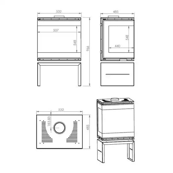 Maße Bruno Velo 7 kW