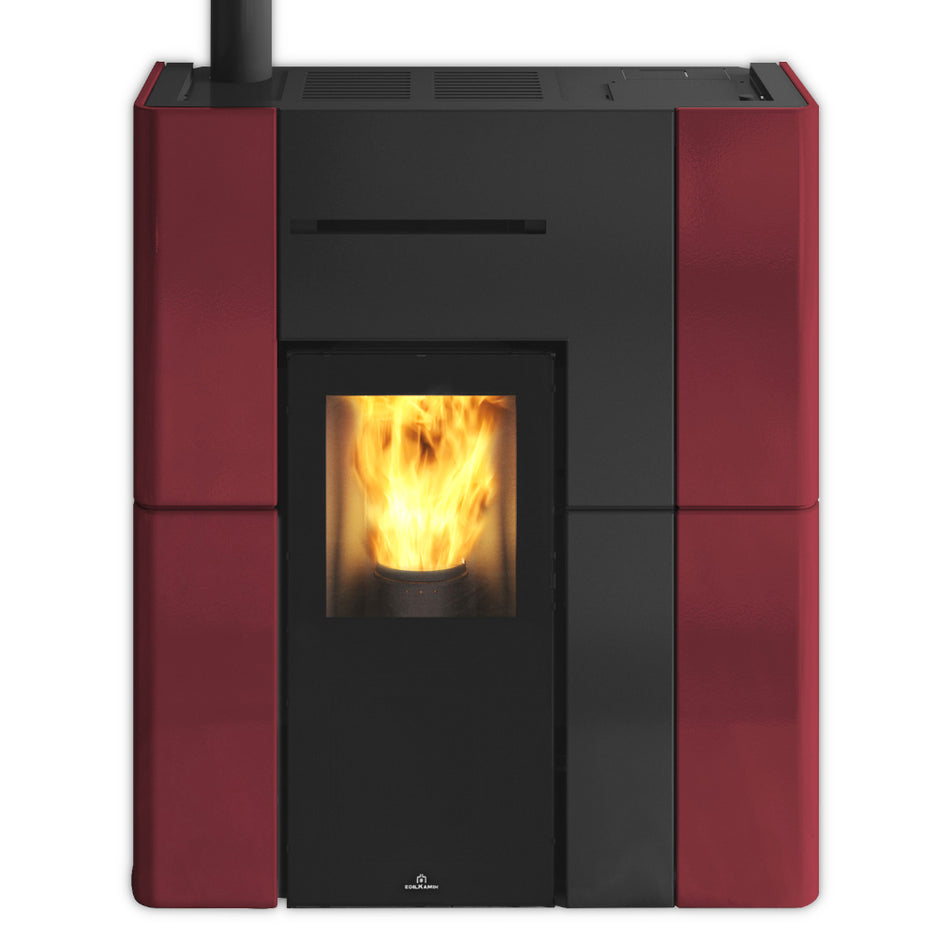 Edilkamin | Blade H 15 | Verkleidung Keramik bordeaux