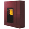 Edilkamin wasserführender Pelletofen | Blade H 23 Evo | 22,8 kW | Stahl bordeaux