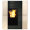 Edilkamin wasserführender Pelletofen Blade2 H18 Up Keramik beige | 19,2 kW