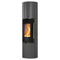 Edilkamin Holzofen | TALLY GL S INT | 6,4 kW | Stahl grau