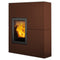 Edilkamin Pelletofen Blade2 12 Up | Stahl bronze | 12,1 kW