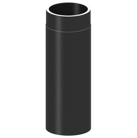 Jeremias Ofenrohr Längenelement 500 mm | schwarz