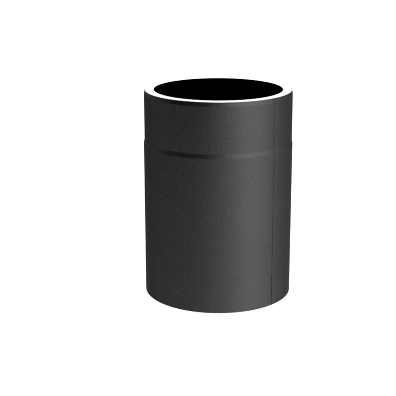 Jeremias Ofenrohr Längenelement 250 mm | Schwarz | Ø 130 mm