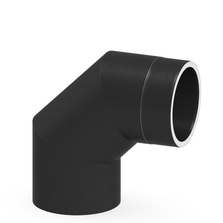 Jeremias Ofenrohr Winkel 90° ohne Tür | Ø130mm