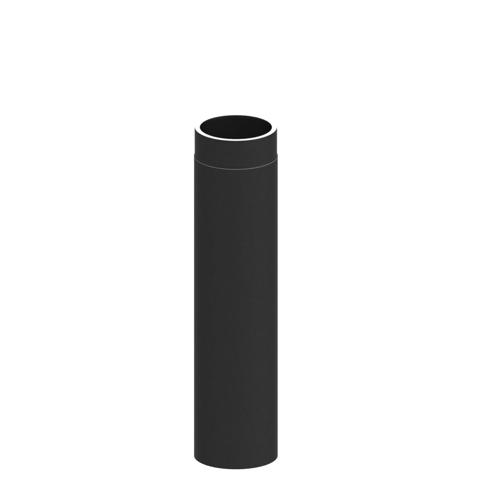 Jeremias Ofenrohr Längenelement 750mm | Schwarz