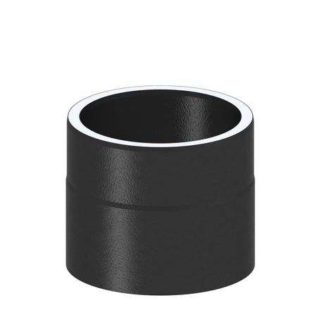 Jeremias Ofenrohr Längenelement 150 mm + Kondensatring | Schwarz