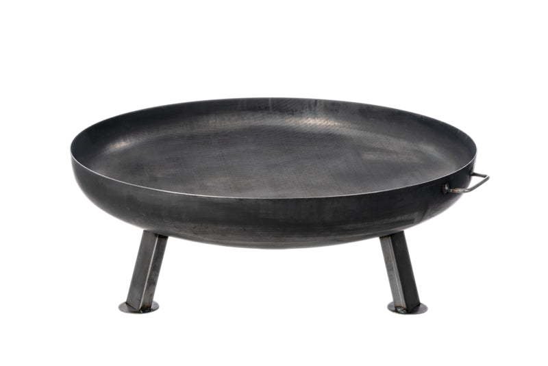 Feuerschale 1200 mm Feuerkorb Stahl Pflanzschale Klöpperboden Terrassenfeuer