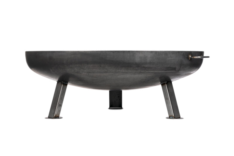 Feuerschale 1200 mm Feuerkorb Stahl Pflanzschale Klöpperboden Terrassenfeuer