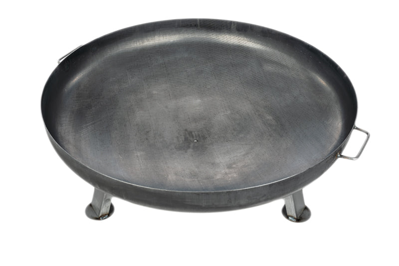 Feuerschale 1200 mm Feuerkorb Stahl Pflanzschale Klöpperboden Terrassenfeuer