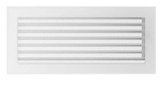 Kamingitter Lüftungsgitter Luftgitter Lamellen 17x30 cm, weiss