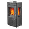 EuroTeplo Warmluftkaminofen Barcelona Panorama 3 Scheiben -8 kW