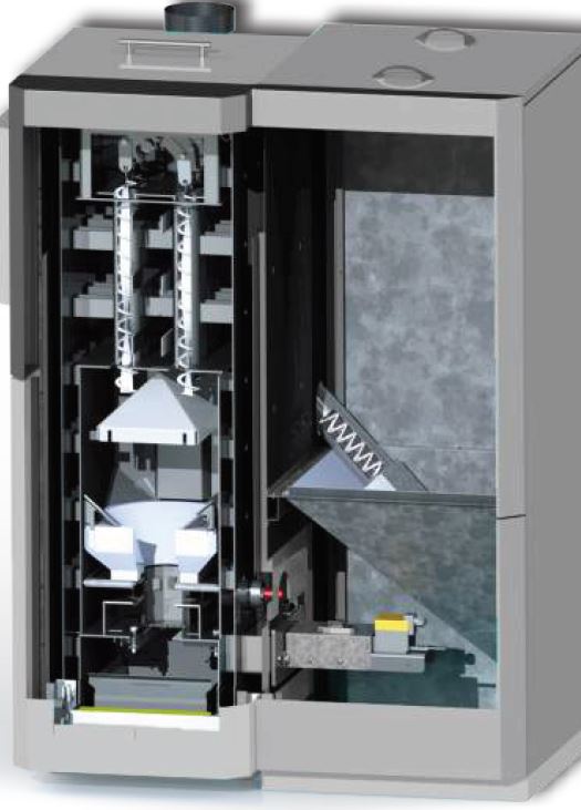 KALOR Pelletkessel Automatik Line 12 mit 12 kW