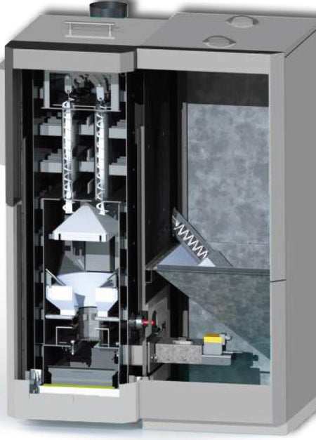 KALOR Pelletkessel Automatik Line 48 mit 48 kW