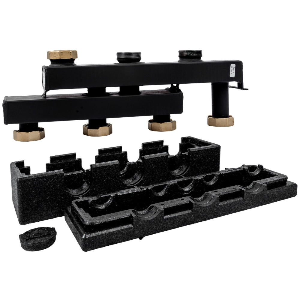 WOLF | Verteilerbalken für Verrohrungsgruppe | 2 Heiz-/Mischerkreise 