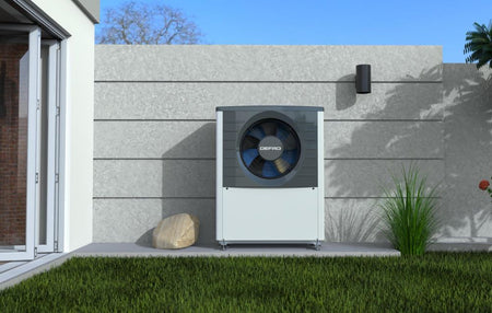 Luft-Wasser-Wärmepumpe mit 8 kW 