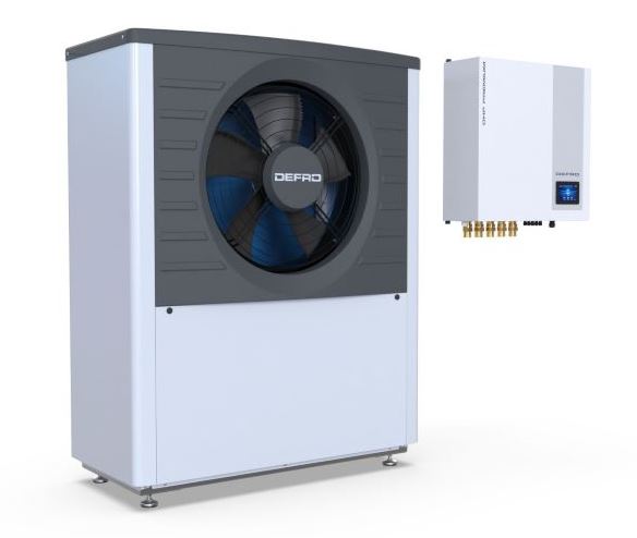 pc-dhp-12-hf Defro Wärmepumpe mit Hydromodul