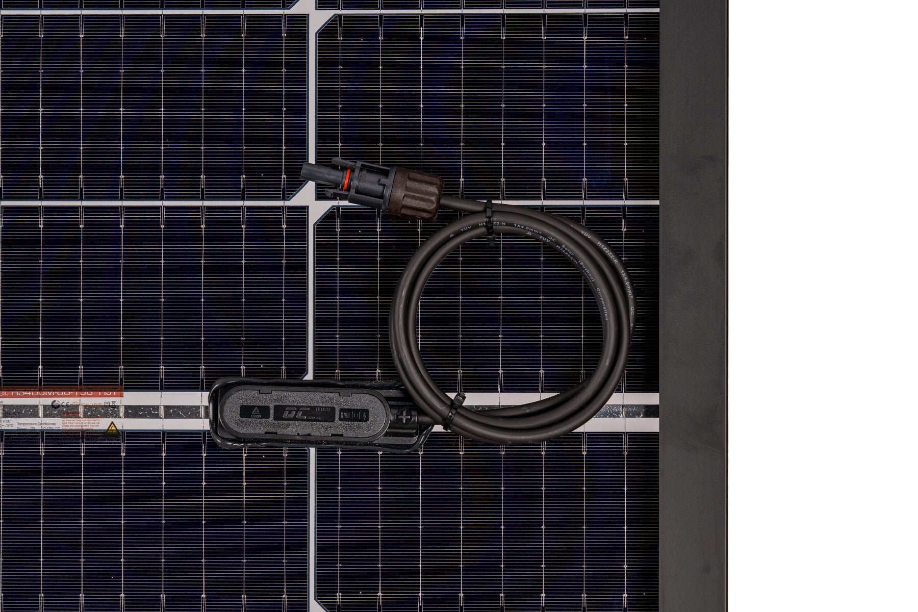 Solarmodul monokristallin Glas/Glas 400W Rückseite