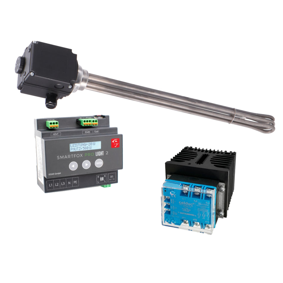 SmartFox Warmwasserbereitungs Set | inkl. Steuereinheit | 6kW | 3-ph. | klimaworld.com