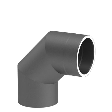 Jeremias Ofenrohr Winkel 90° ohne Tür | Ø130mm