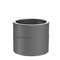 Jeremias Ofenrohr Längenelement 150mm + Kondensatring | Gussgrau | Ø130 mm