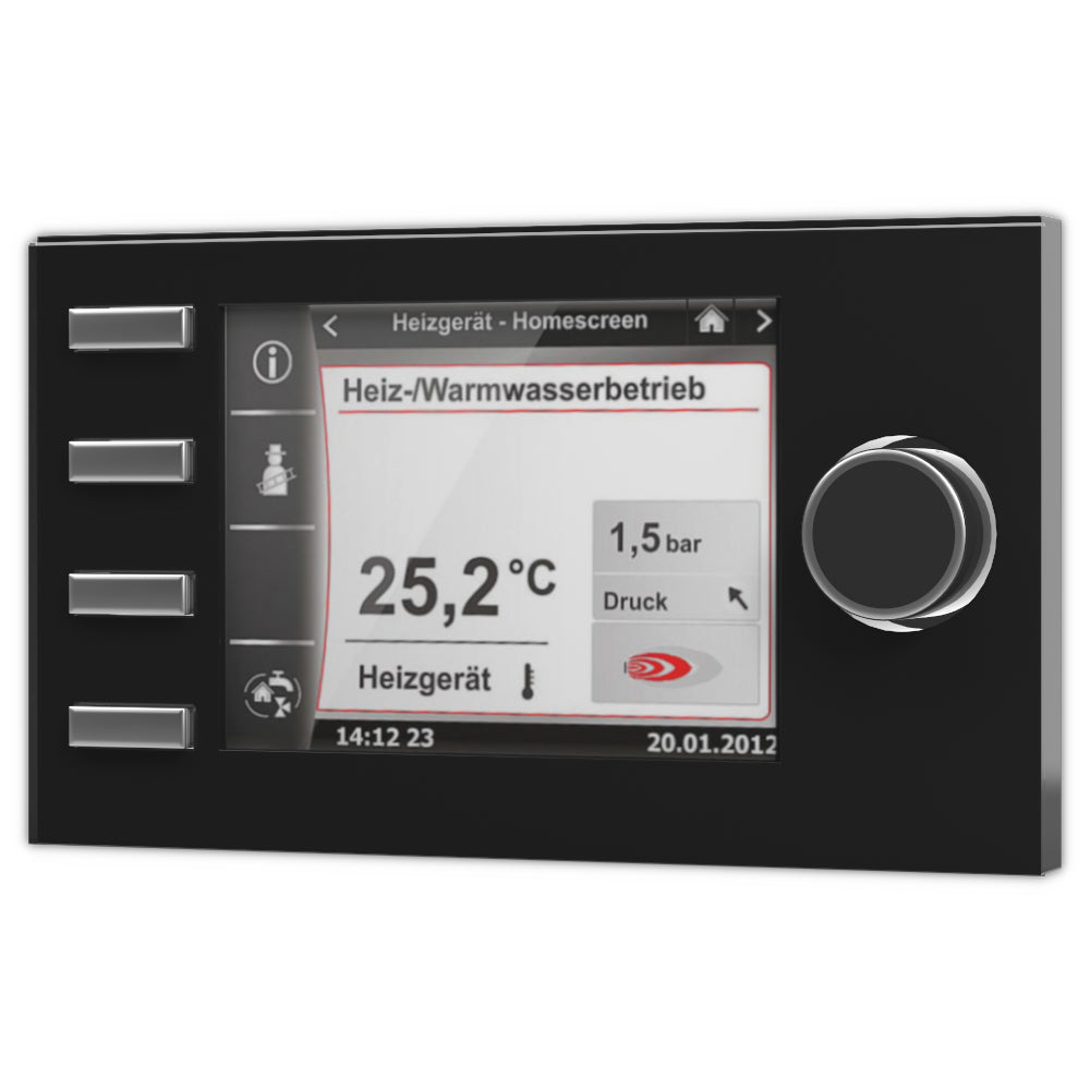 WOLF | Bedienmodul BM-2 ohne Außentemperaturfühler | schwarz