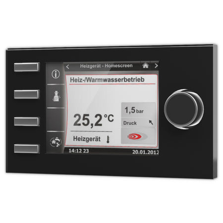 WOLF | Bedienmodul BM-2 ohne Außentemperaturfühler | schwarz
